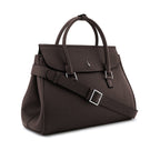 Coco Satchel Large Pebble Cacao