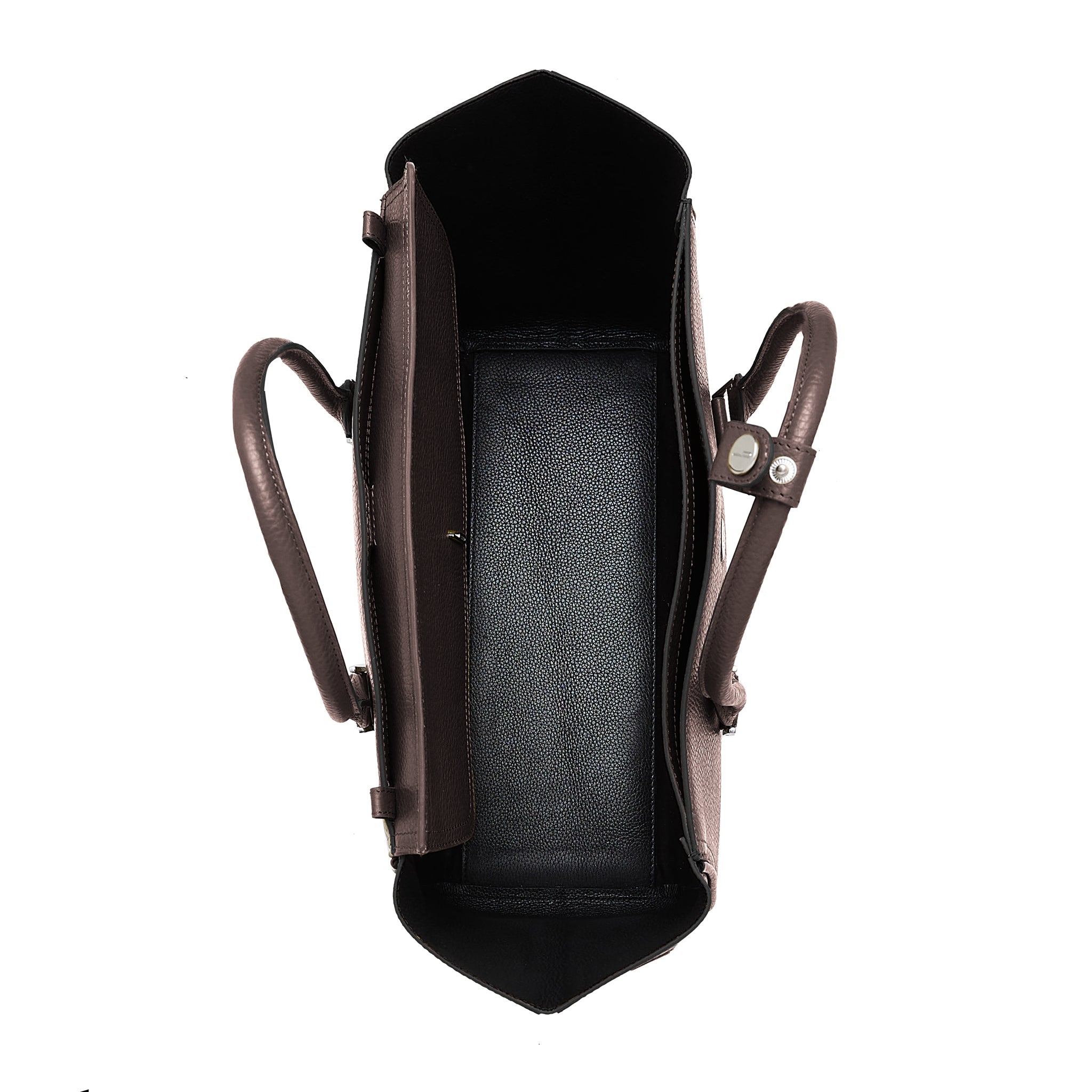 Coco Satchel Large Pebble Cacao