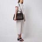 Coco Satchel Large Pebble Cacao