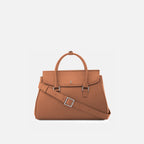 Coco Satchel Large Pebble Clay