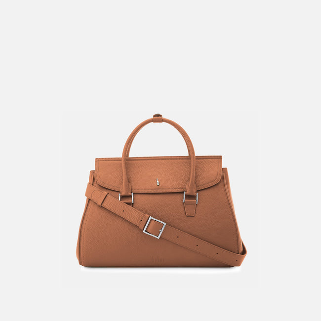 Coco Satchel Large Pebble Clay Hover Image
