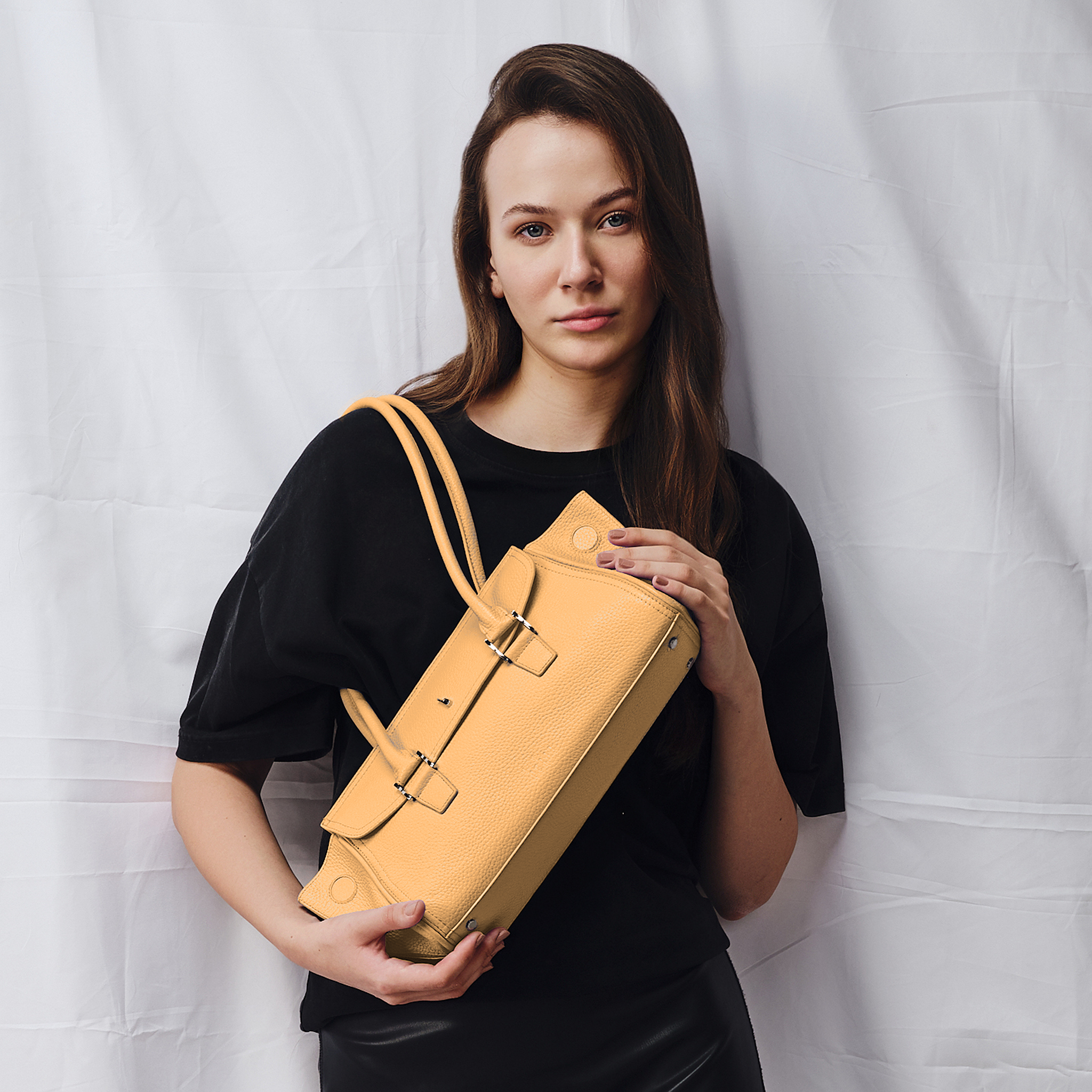 Coco Baguette Pebble Bisque