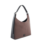 Danny Flatiron Bag Large Canvas Cacao/Black