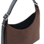 Danny Flatiron Bag Large Canvas Cacao/Black