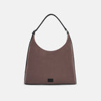 Danny Flatiron Bag Large Canvas Cacao/Black