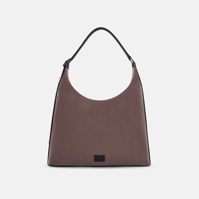 Danny Flatiron Bag Large Canvas Cacao/Black Hover Image