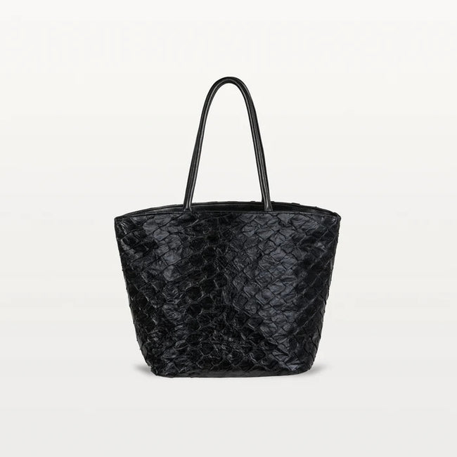Delray in Black Pirarucu By Vivo Bags Hover Image