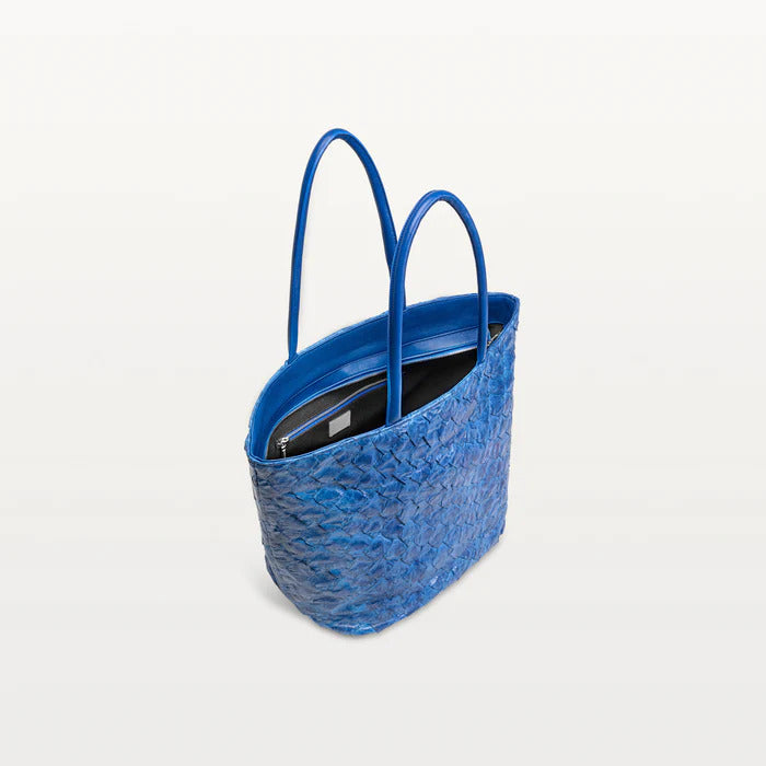 Delray in Cobalt Pirarucu By Vivo Bags