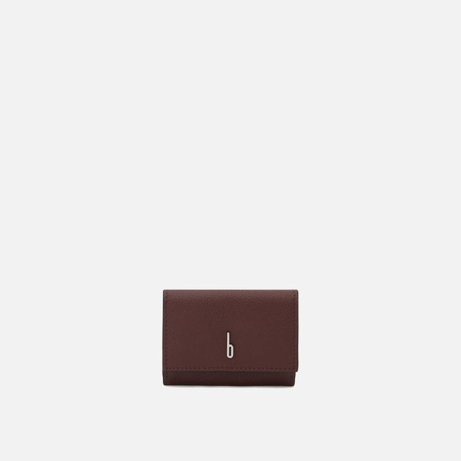 GINNI WALLET PEBBLE BORDEAUX Hover Image