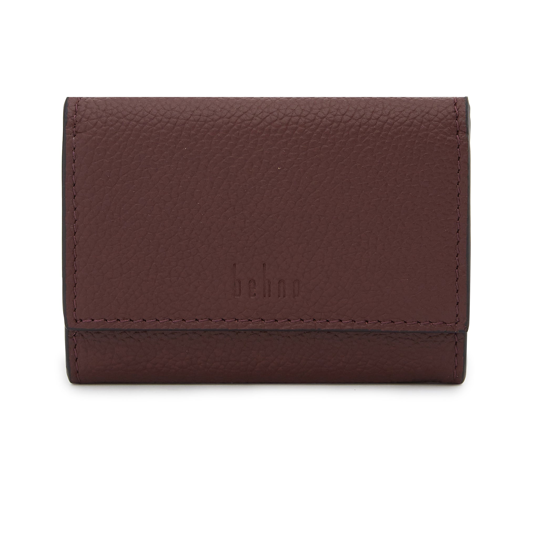 GINNI WALLET PEBBLE BORDEAUX