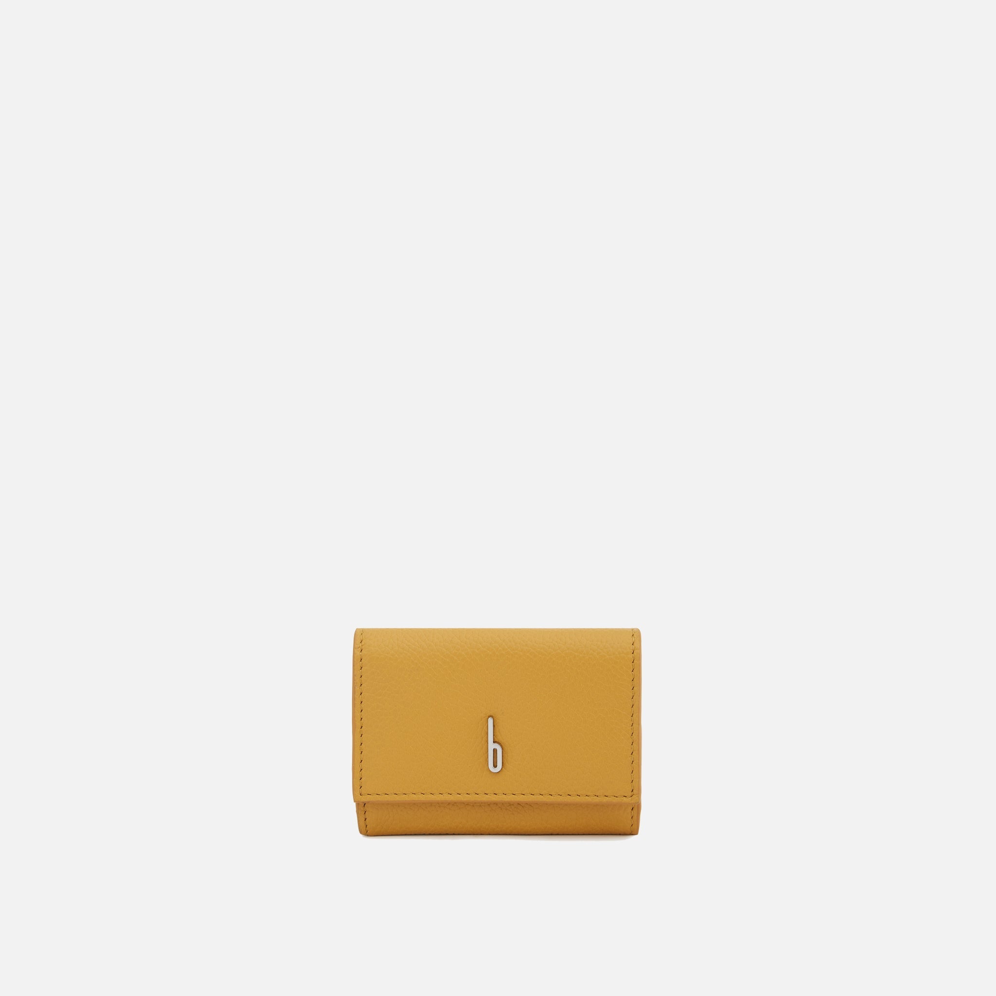 GINNI WALLET PEBBLE MUSTARD