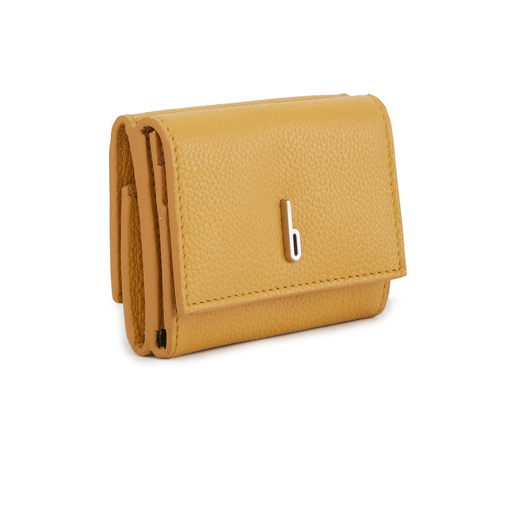 GINNI WALLET PEBBLE MUSTARD