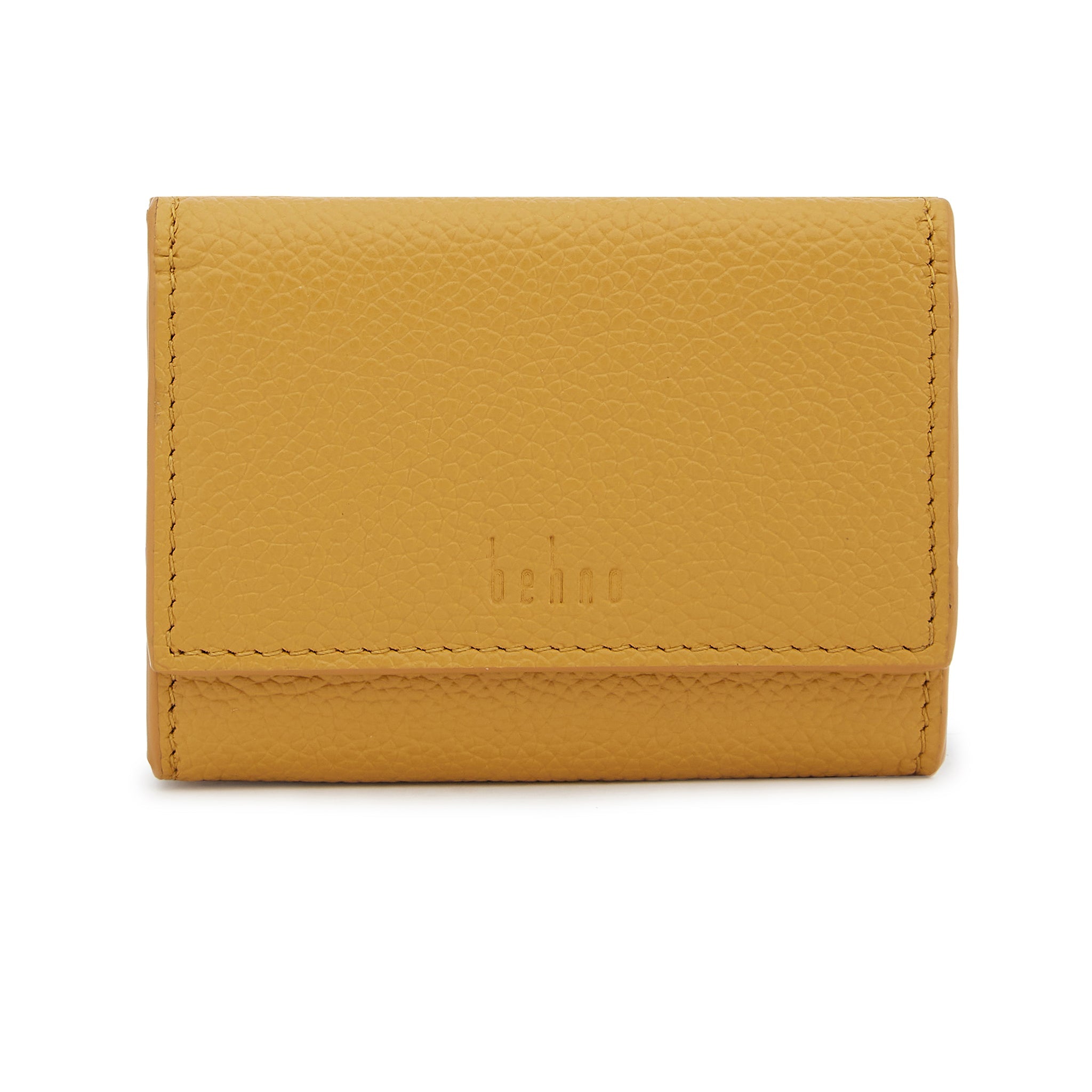 GINNI WALLET PEBBLE MUSTARD