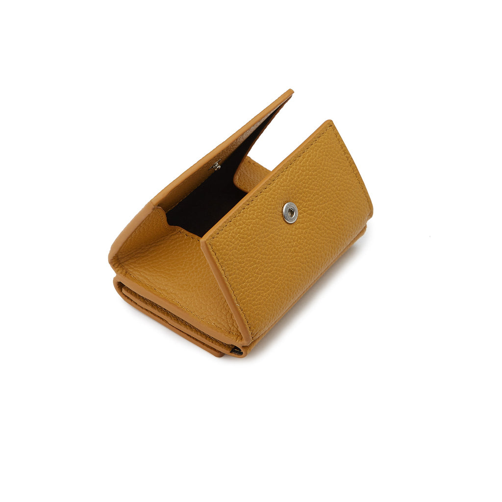 GINNI WALLET PEBBLE MUSTARD