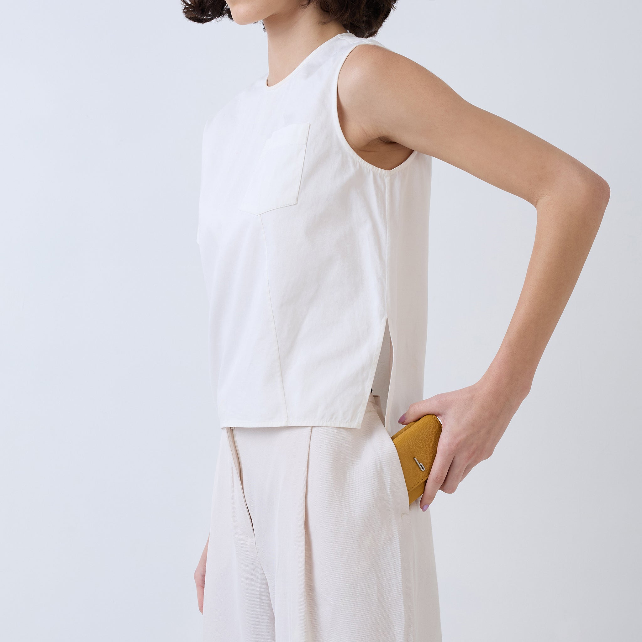 GINNI WALLET PEBBLE MUSTARD