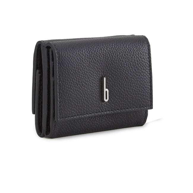 GINNI WALLET PEBBLE BLACK Main Image