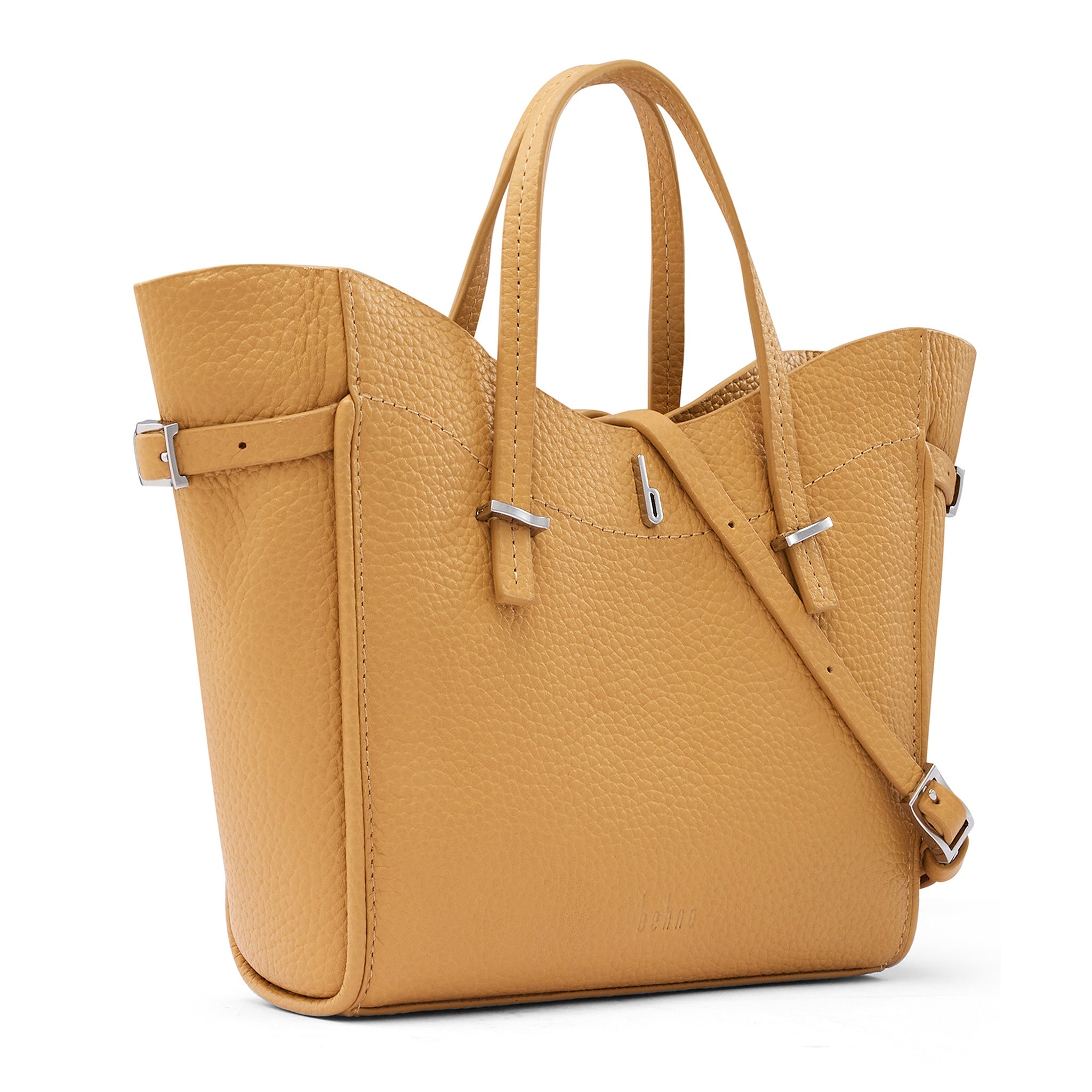 GRETA MINI CROSSBODY PEBBLE BISQUE