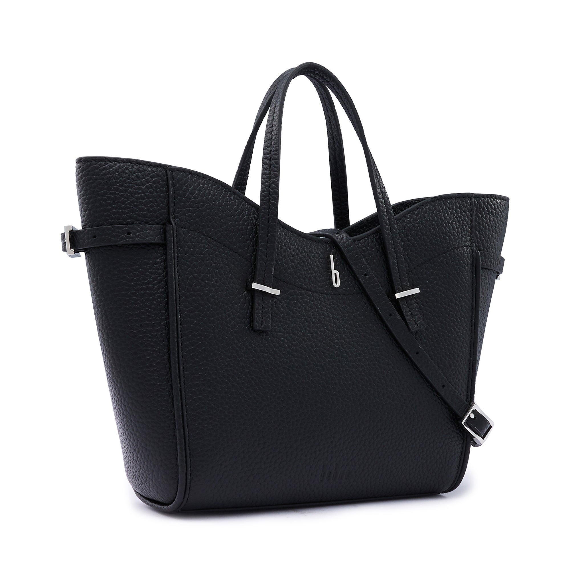 GRETA MINI CROSSBODY PEBBLE BLACK