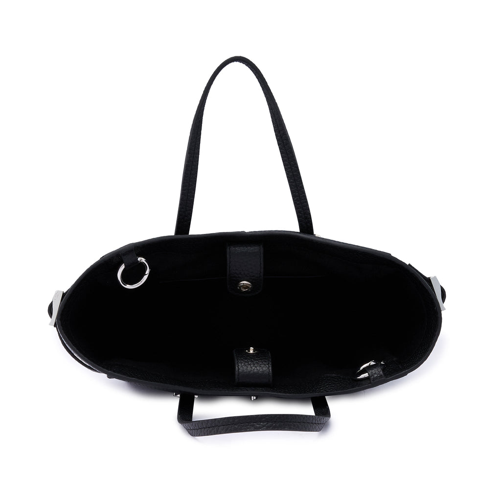 GRETA MINI CROSSBODY PEBBLE BLACK