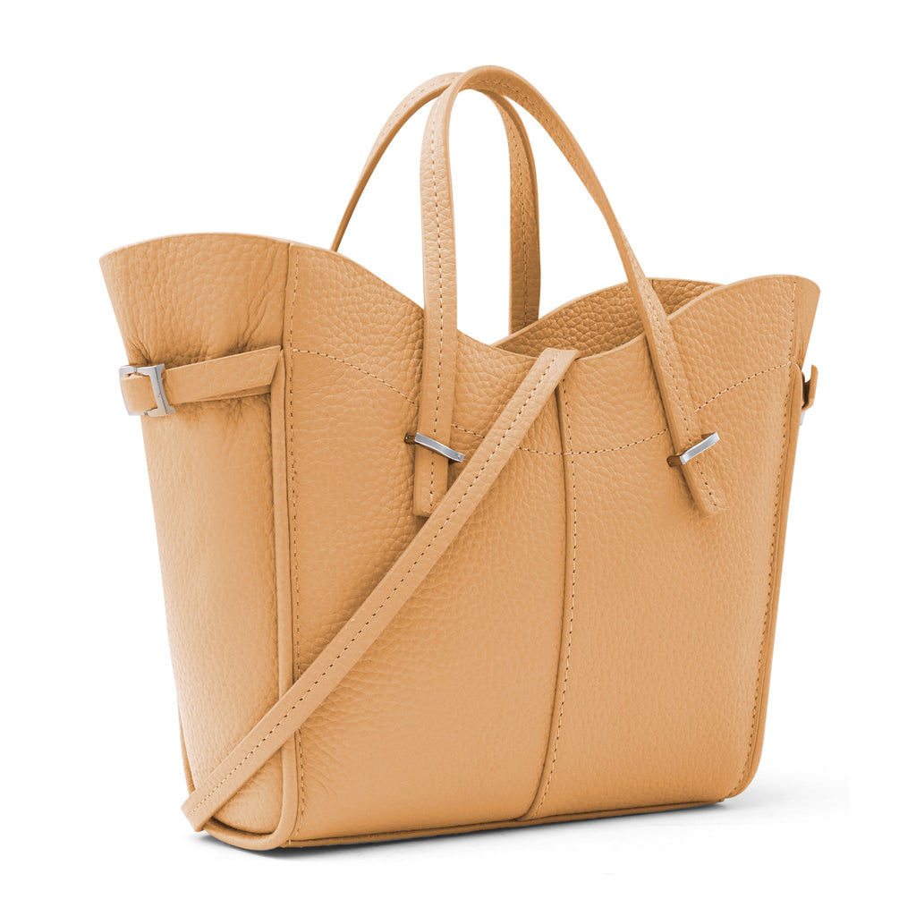 GRETA MINI CROSSBODY PEBBLE PEACH