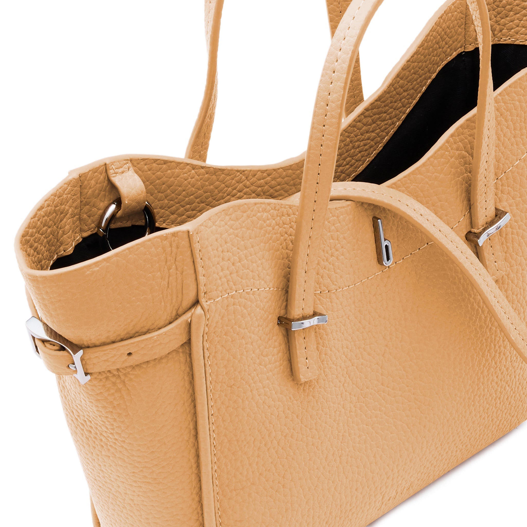 GRETA MINI CROSSBODY PEBBLE PEACH