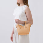 GRETA MINI CROSSBODY PEBBLE PEACH