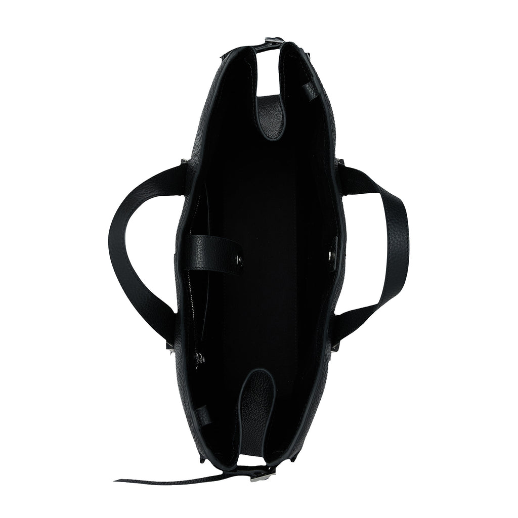 GRETA TOTE PEBBLE BLACK
