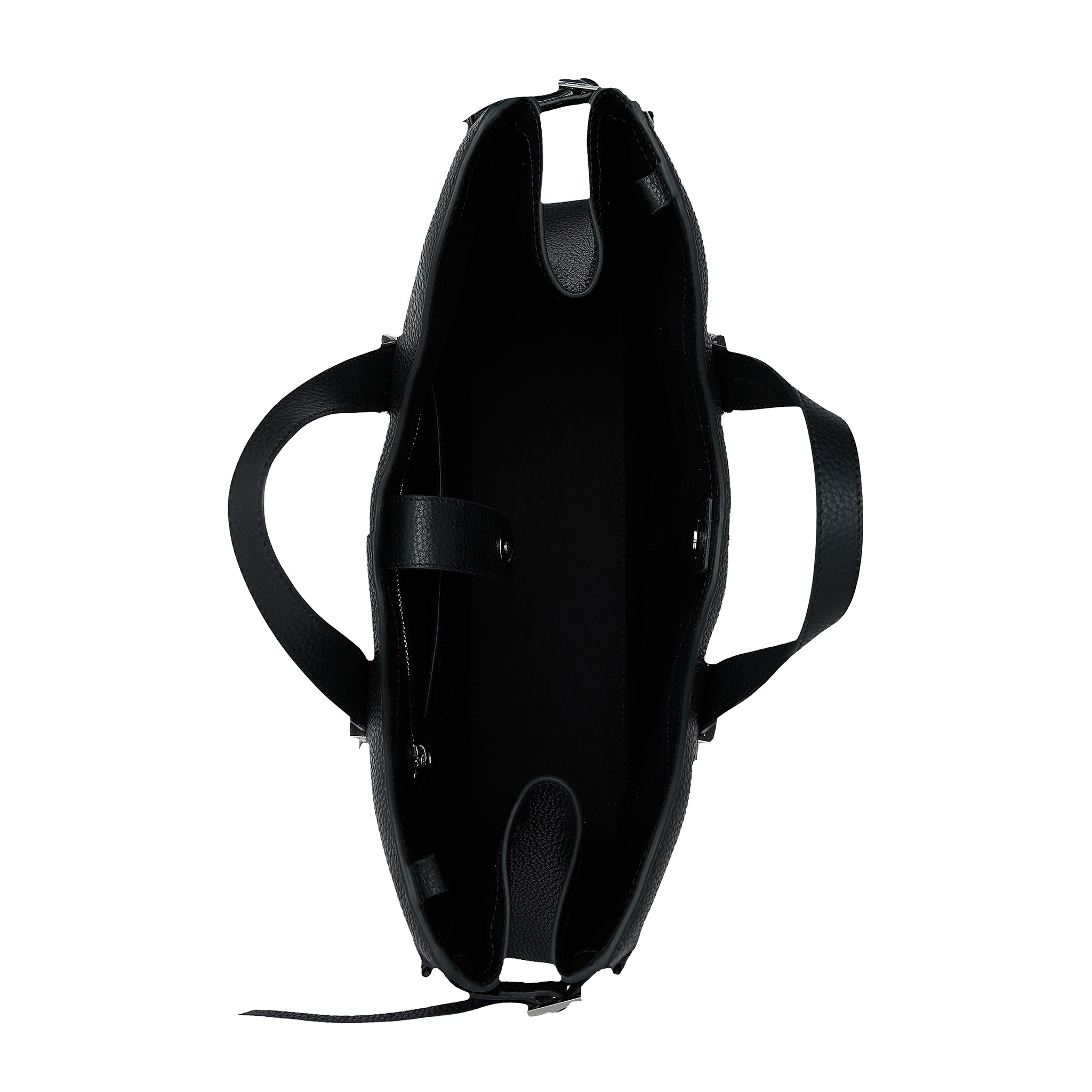 GRETA TOTE PEBBLE BLACK