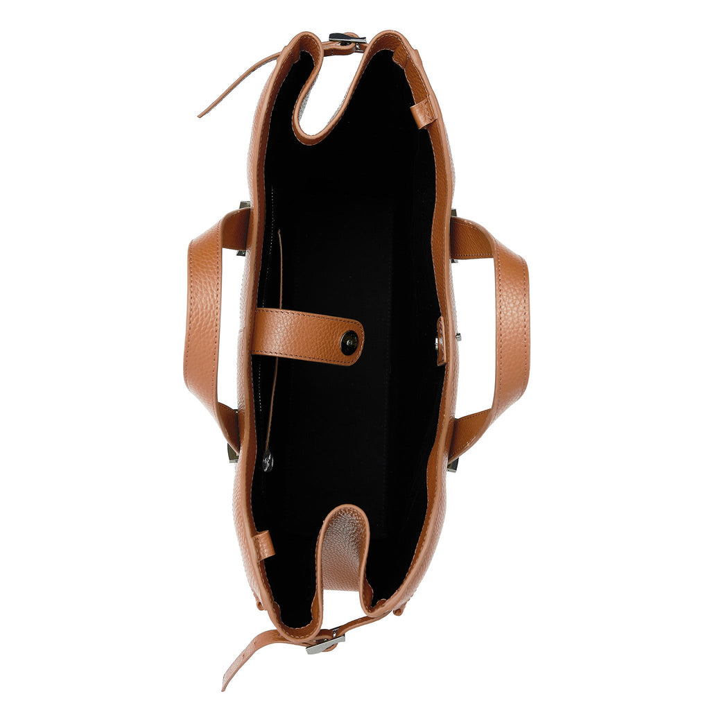 GRETA TOTE PEBBLE CLAY