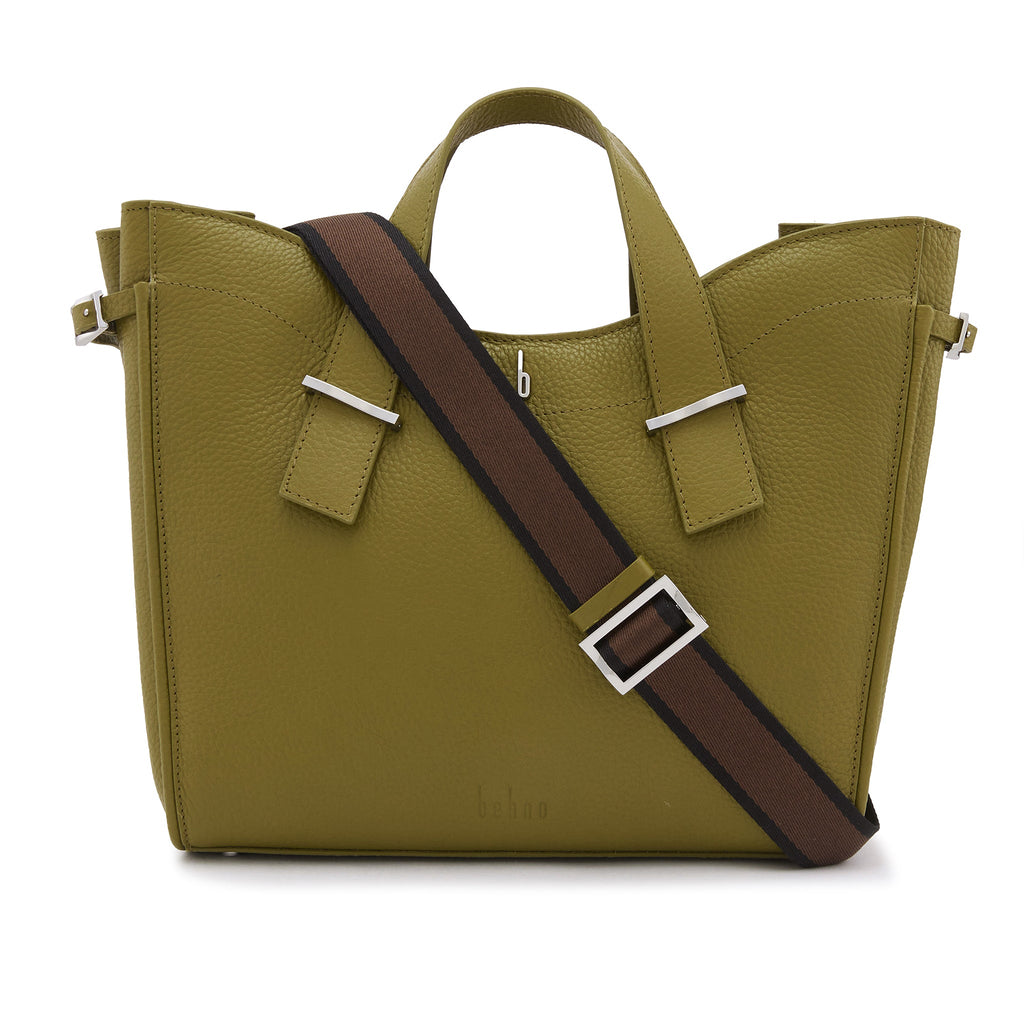 GRETA TOTE PEBBLE OLIVE