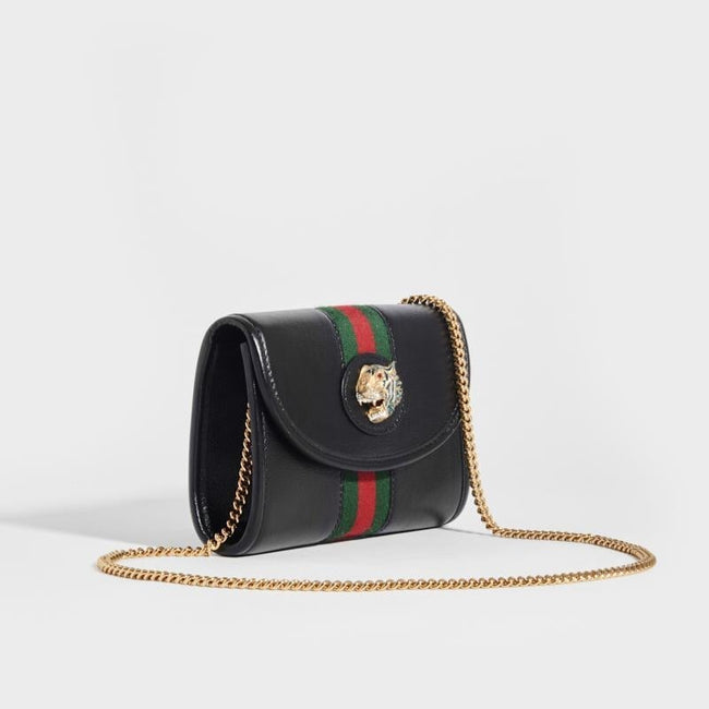 Rajah Medium Shoulder Bag Black Main Image