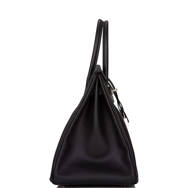 Hermes Birkin 35 Black Epsom Palladium Hardware Main Image