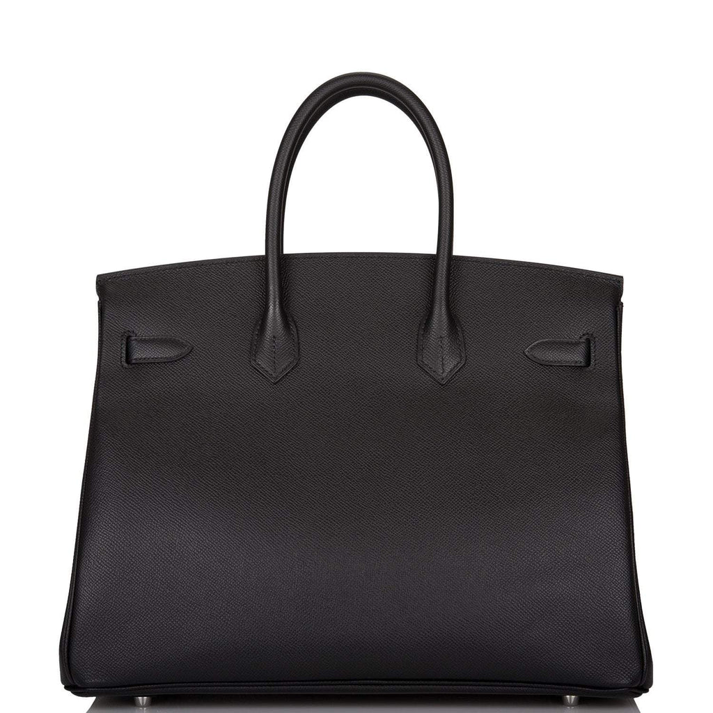 Hermes Birkin 35 Black Epsom Palladium Hardware