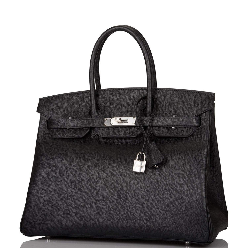 Hermes Birkin 35 Black Epsom Palladium Hardware