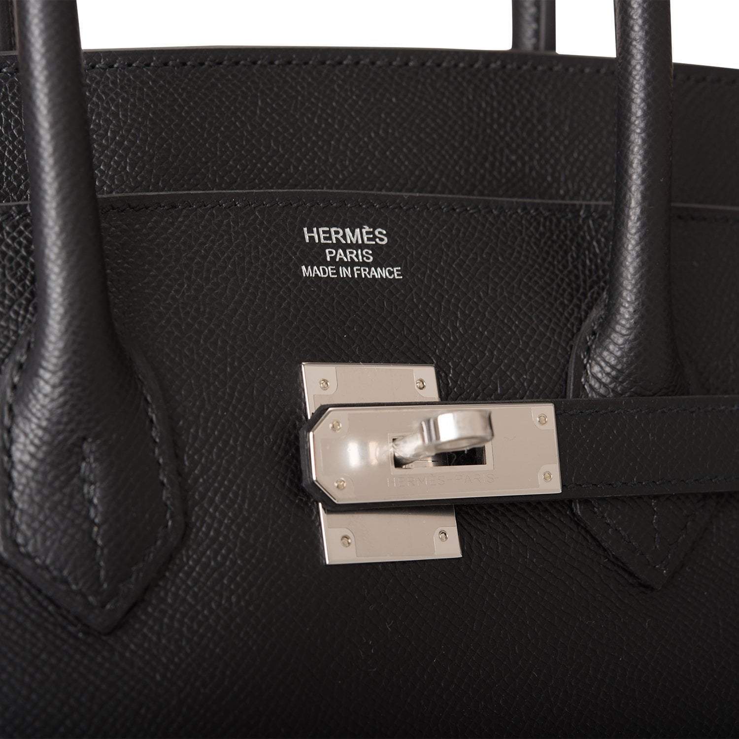 Hermes Birkin 35 Black Epsom Palladium Hardware