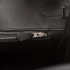 Hermes Birkin 35 Black Epsom Palladium Hardware