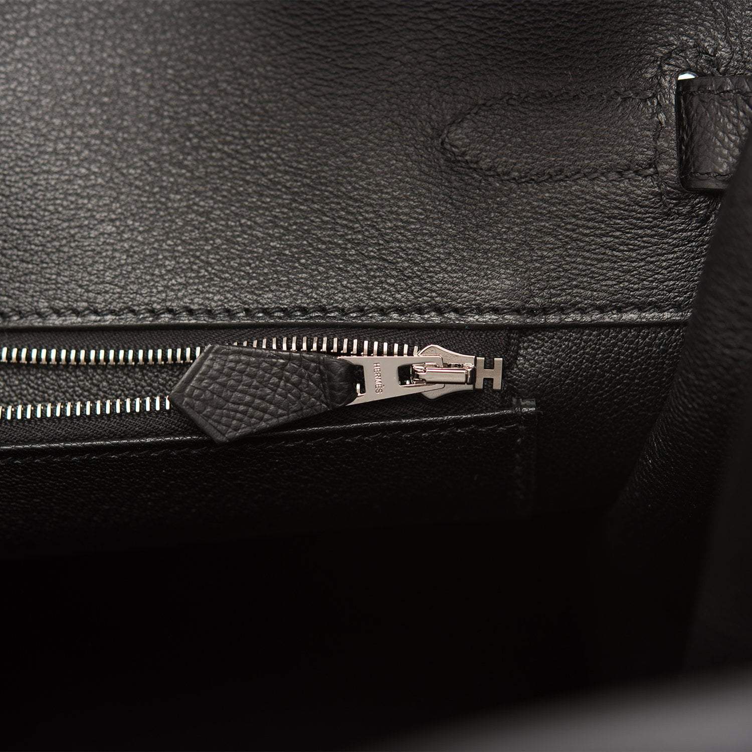 Hermes Birkin 35 Black Epsom Palladium Hardware