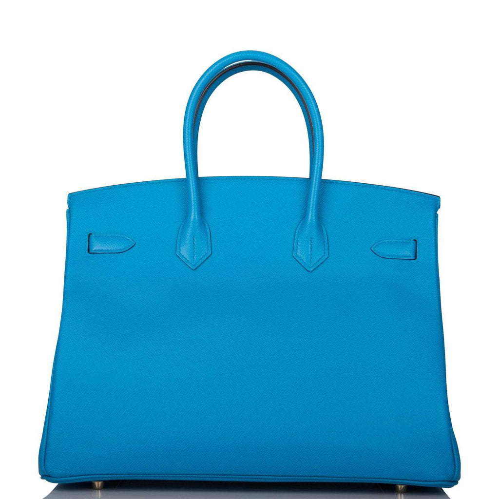 Hermes Bleu Frida Epsom Birkin 35cm Gold Hardware