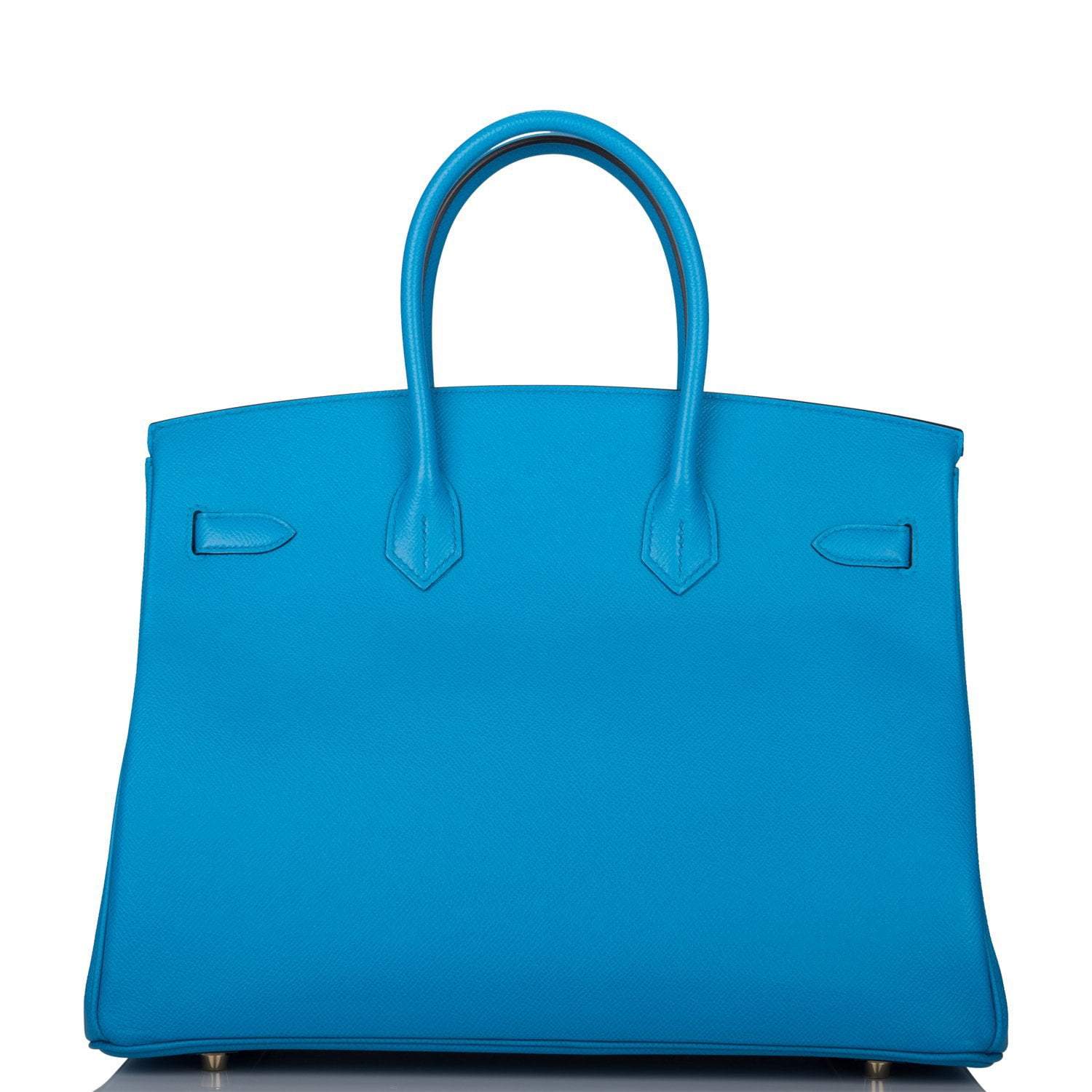 Hermes Bleu Frida Epsom Birkin 35cm Gold Hardware