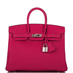 Hermes Birkin 25 Rose Mexico Togo Palladium Hardware