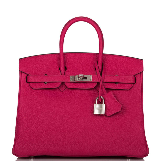 Hermes Birkin 25 Rose Mexico Togo Palladium Hardware Hover Image