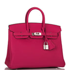 Hermes Birkin 25 Rose Mexico Togo Palladium Hardware