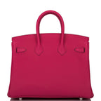 Hermes Birkin 25 Rose Mexico Togo Palladium Hardware