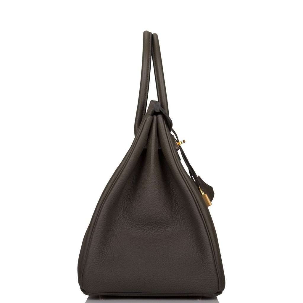 Hermes Vert de Gris Togo Birkin 35cm Gold Hardware
