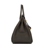 Hermes Vert de Gris Togo Birkin 35cm Gold Hardware