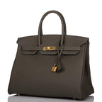 Hermes Vert de Gris Togo Birkin 35cm Gold Hardware