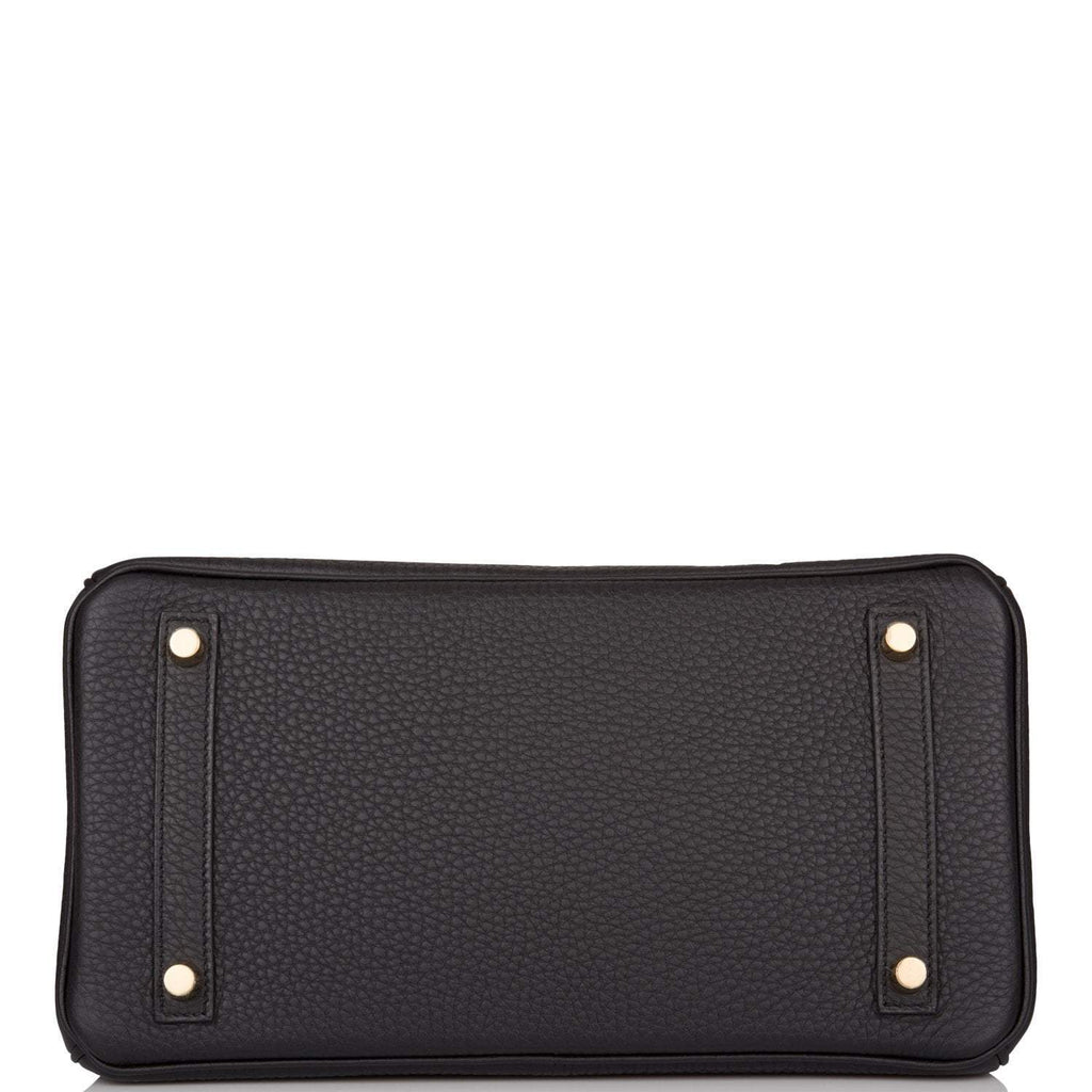 Hermes Birkin 30 Black Togo Gold Hardware