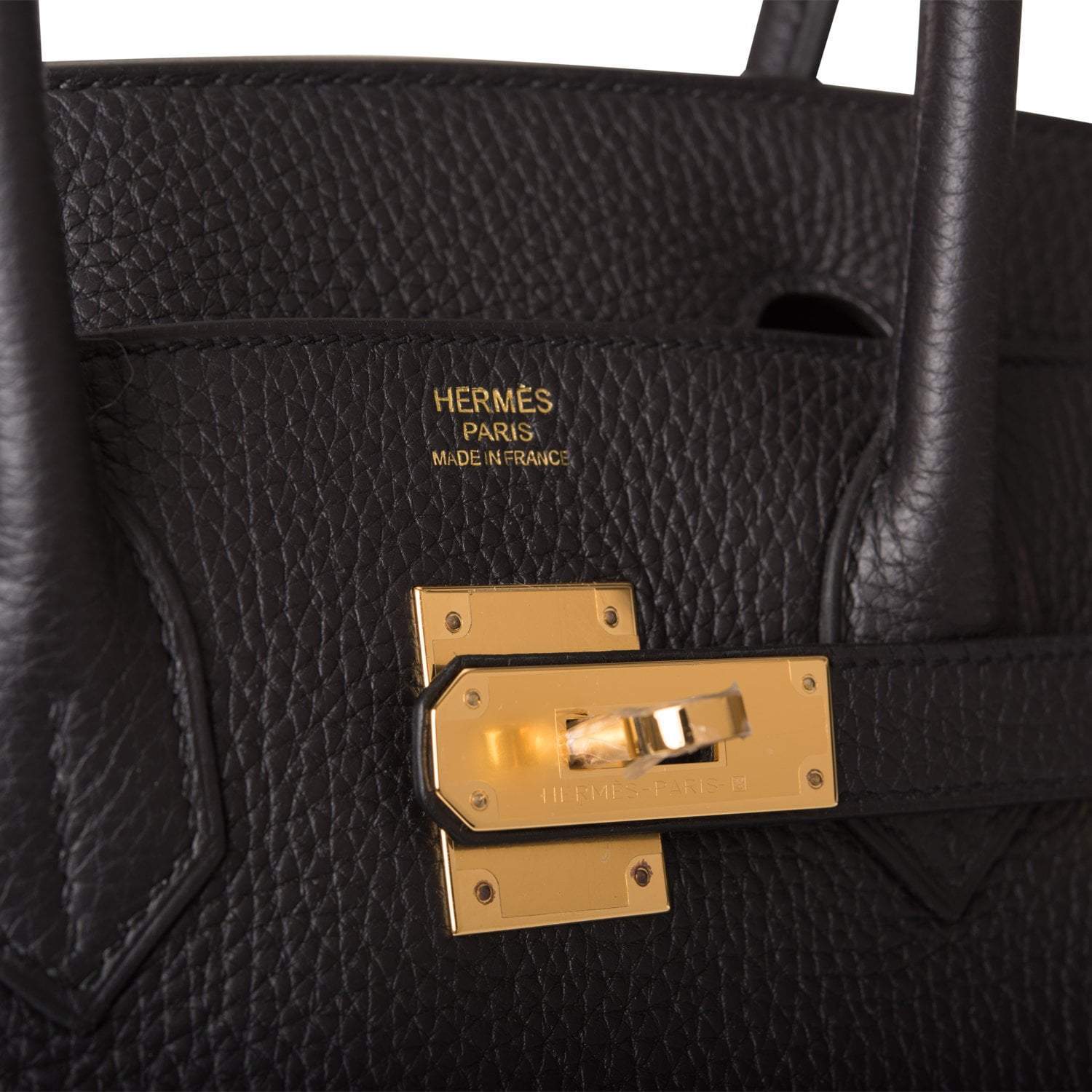 Hermes Birkin 30 Black Togo Gold Hardware