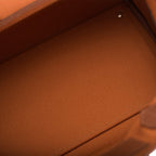 Hermes Marron Inde Swift and Gold Toile Canvas "Cargo" Birkin 35cm Palladium Hardware