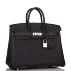 Hermes Black Togo Birkin 25cm Palladium Hardware